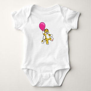 Tiger med ballong t shirt