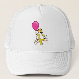 Tiger med Balloon Keps