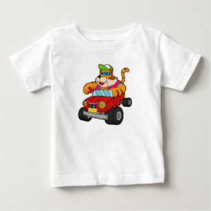 Tiger med bil t shirt