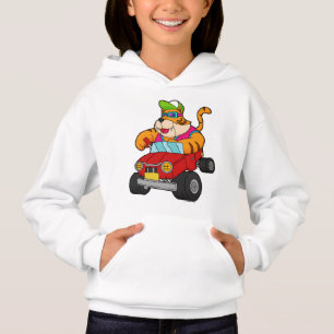 Tiger med bil t shirt