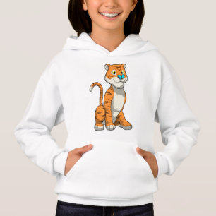 Tiger med Butterfly T Shirt