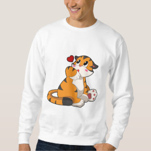 Tiger med hjärta lång ärmad tröja
