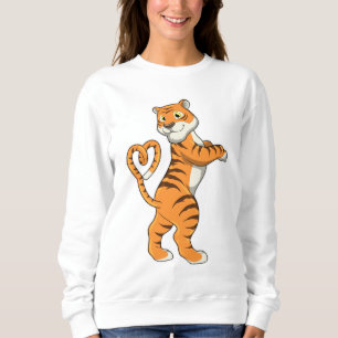 Tiger med hjärta t shirt