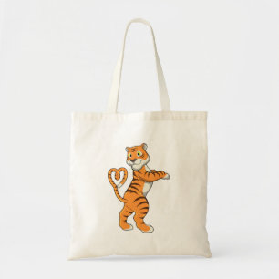 Tiger med hjärta tygkasse