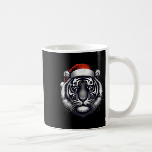 Tiger med jultomten Julafton Älskare Zoo Behålla Kaffemugg