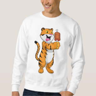 Tiger med Kött Lång Ärmad Tröja