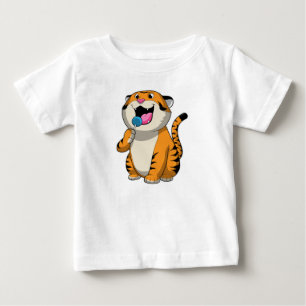 Tiger med Lollipop T Shirt