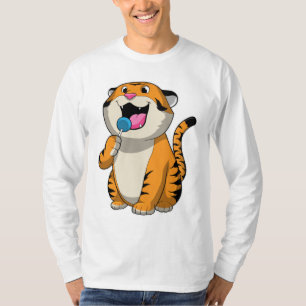 Tiger med Lollipop T Shirt
