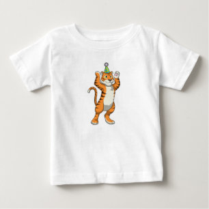 Tiger med Party hat Party T Shirt