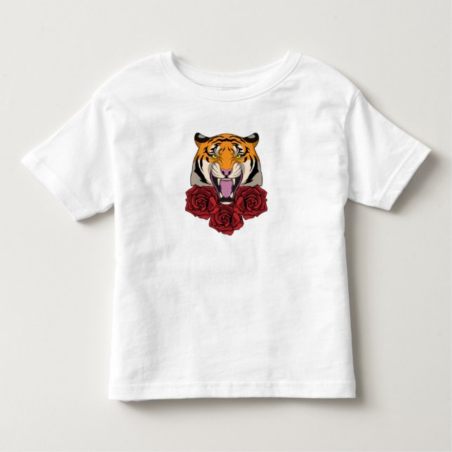 Tiger med Ro T Shirt (Framsida)