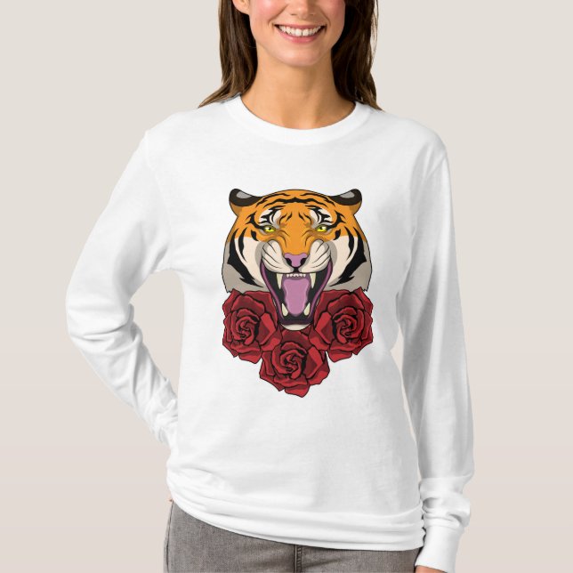 Tiger med Ro T Shirt (Framsida)