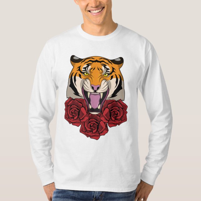 Tiger med Ro T Shirt (Framsida)