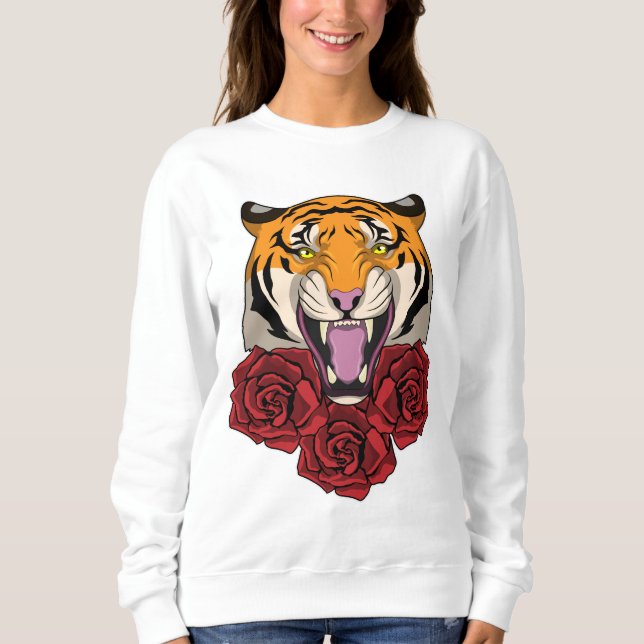 Tiger med Ro T Shirt (Framsida)