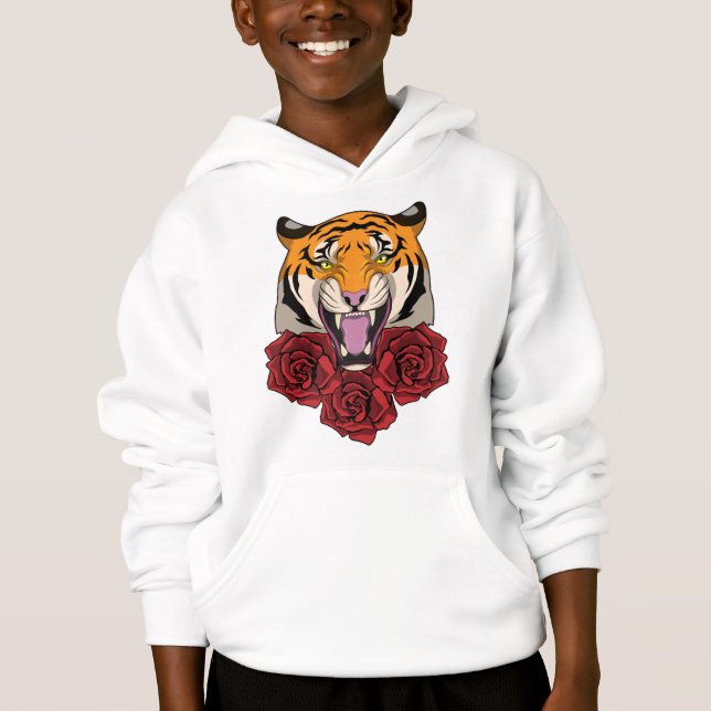 Tiger med Ro T Shirt (Framsida)