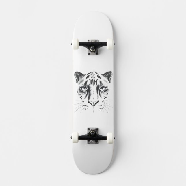Tiger Mini Skateboard Bräda 18,5 Cm (Framsida)