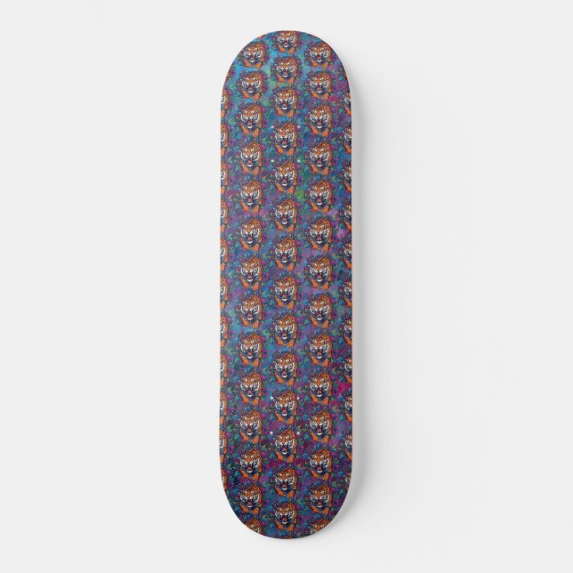 Tiger Mini Skateboard Bräda 18,5 Cm (Framsida)