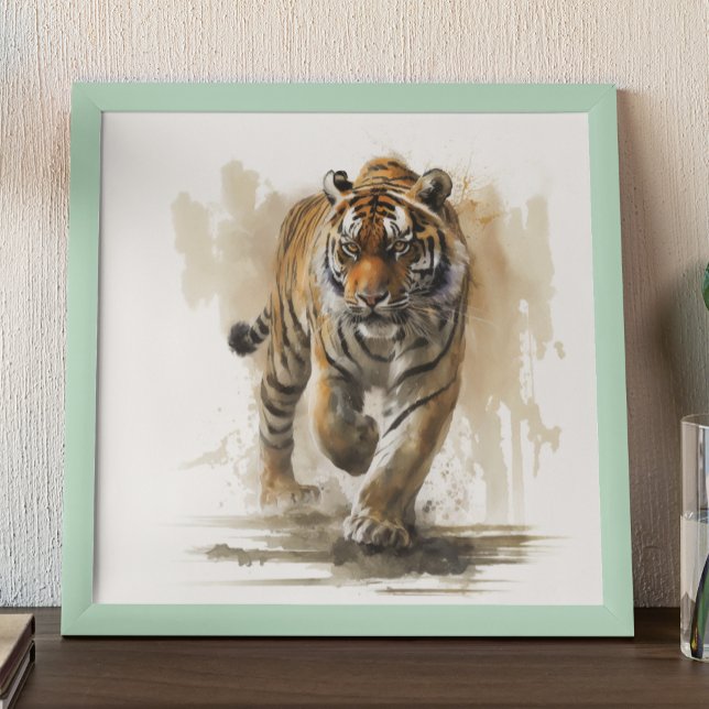 Tiger Modern målning av Abstrakt Poster (Skapare uppladdad)