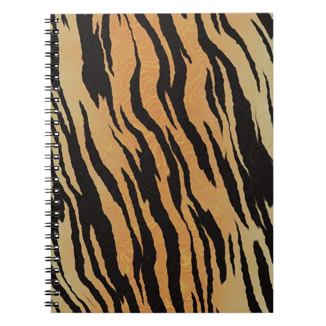 Tiger Mönster Anteckningsbok (Framsidan)