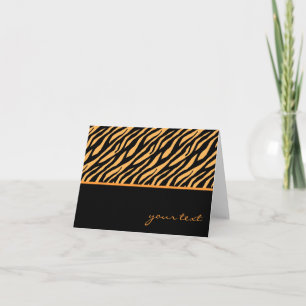 Tiger Mönster Anteckningskort