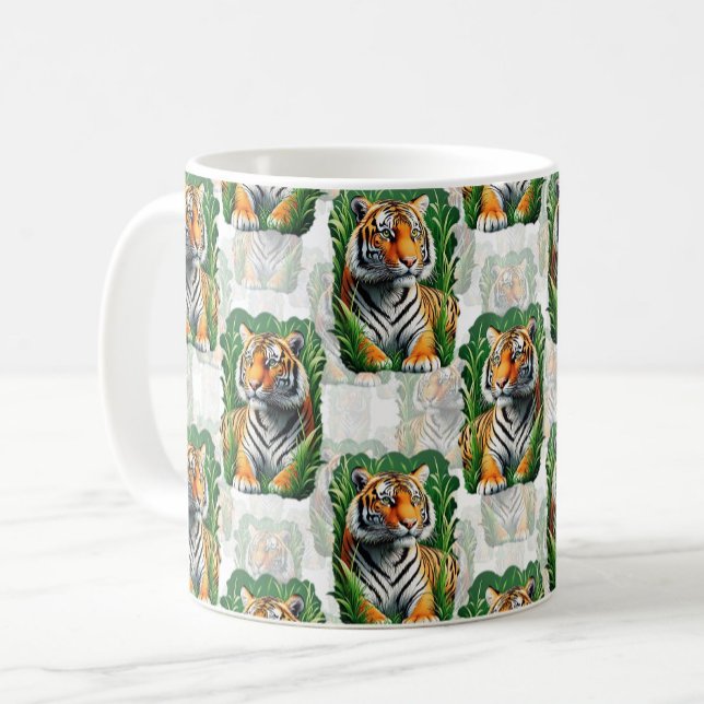 Tiger Mönster Design Kaffemugg (Skapare uppladdad)