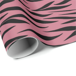 Tiger Mönster för alla hjärtans dag-gåvor sömlös Presentpapper