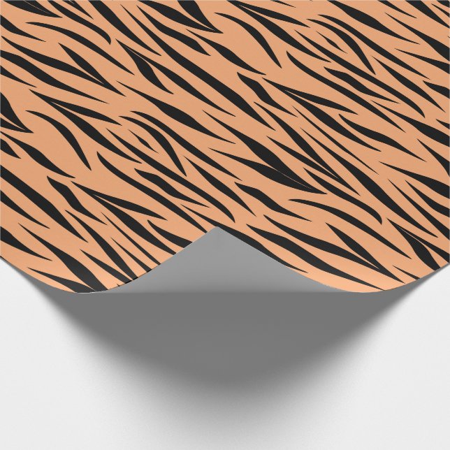 Tiger Mönster för Mors dag Gift Sweet Seamless Presentpapper (Hörn)