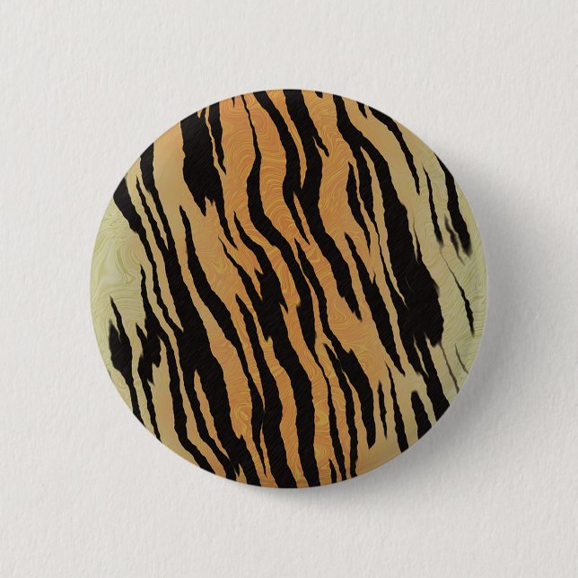 Tiger Mönster Knapp (Framsida)