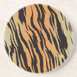 Tiger Mönster Underlägg Sandsten