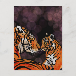 Tiger morsa vykort