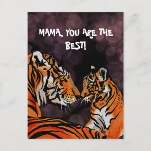 Tiger morsa vykort