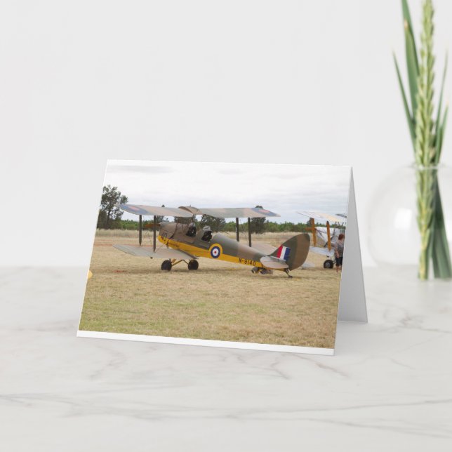 Tiger Moth 80-årsdagen - tillflykt Kort (Framsida)