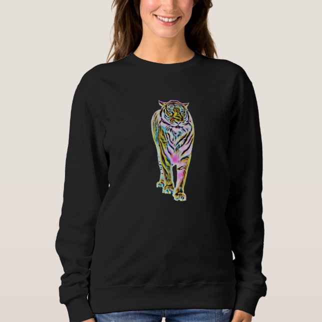Tiger Motif  3 T Shirt (Framsida)
