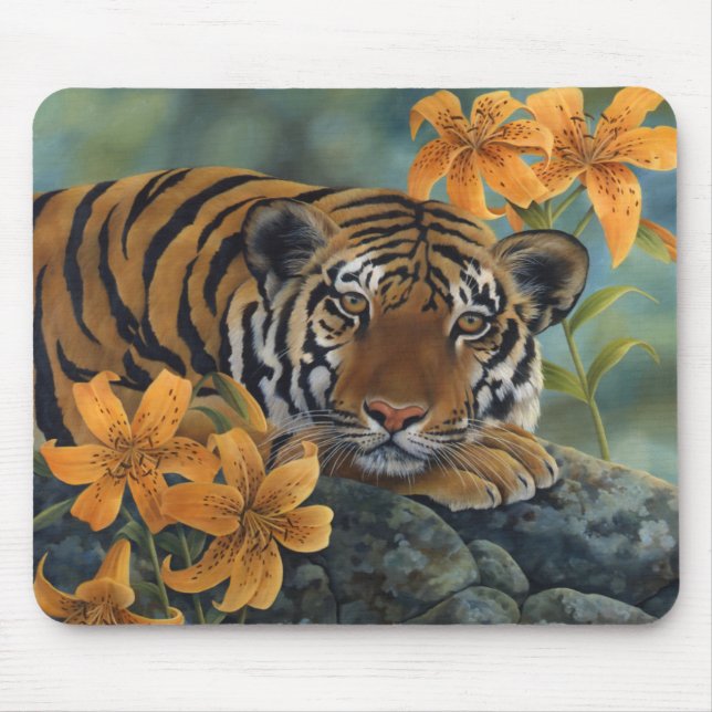 Tiger Mousemat Musmatta (Framsidan)