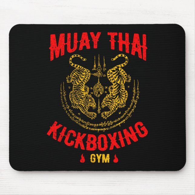 Tiger Muay Thai Kickboxing Gym Mma Training Gift Musmatta (Framsidan)
