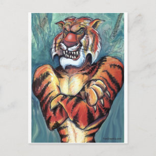 Tiger Muscle Vykort