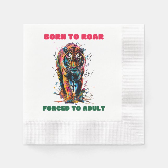 Tiger napkin pappersservett (Framsidan)