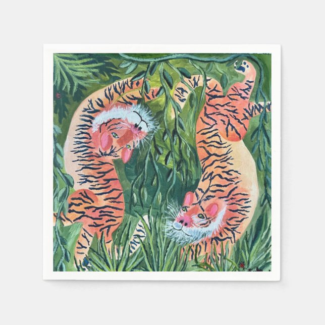 Tiger napkins pappersservett (Framsidan)