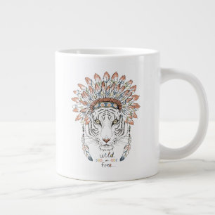 Tiger Native Indian Jumbo Mugg