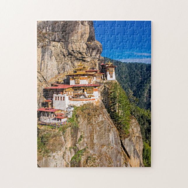 Tiger Nest-klostret Pussel (Vertikal)