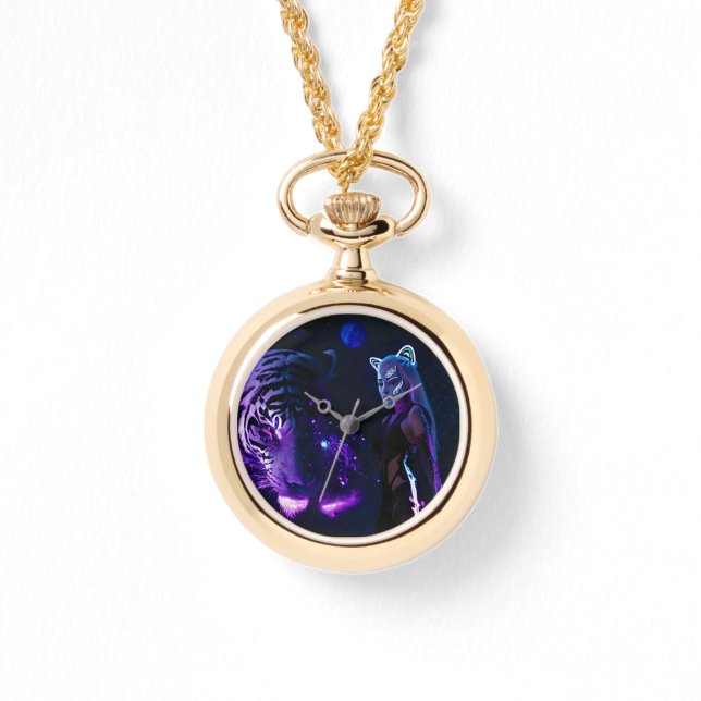 Tiger Night Armbandsur (Framsida)