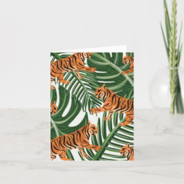 Tiger Notecard Tack Kort