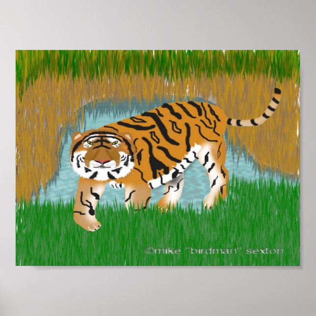 Tiger Oasis Poster (Framsidan)