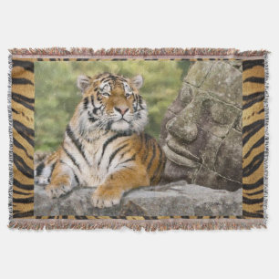 Tiger och Buddah Filt