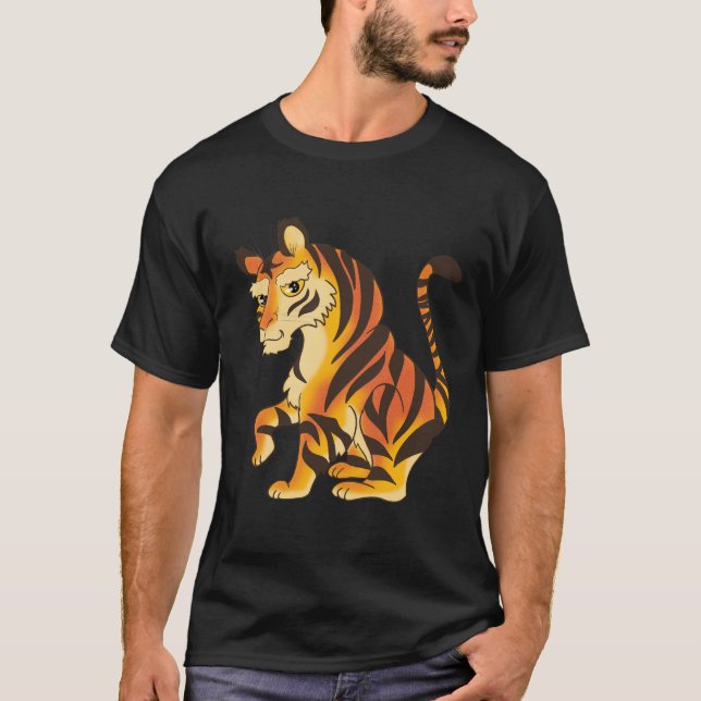 Tiger och Dragon T Shirt (Framsida)