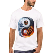 Tiger och Dragon Yin och Yang