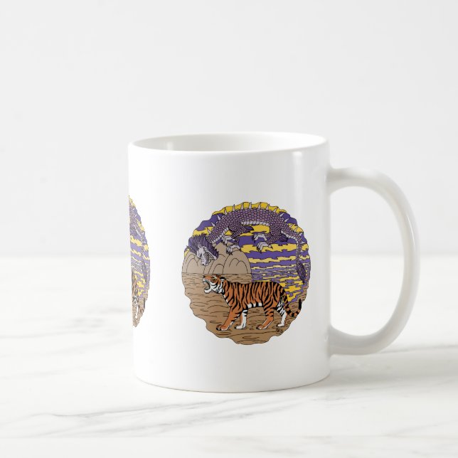Tiger och Drakon Kaffemugg (Höger)
