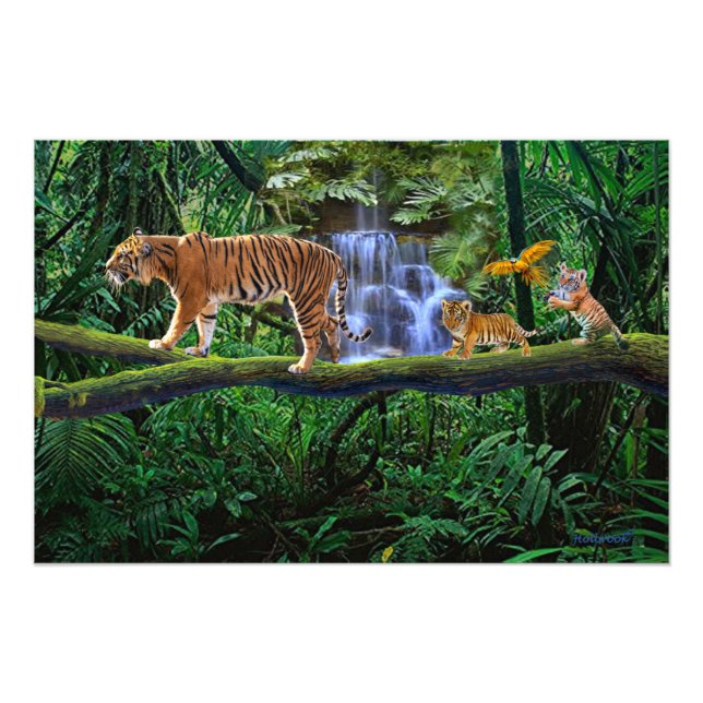 TIGER OCH HENNES UNGAR FOTOTRYCK (Framsidan)