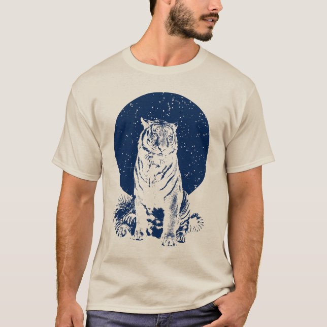 Tiger och Natten T Shirt (Framsida)