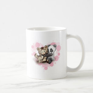 Tiger och Panda Kaffemugg
