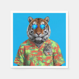 Tiger och Tabby Napkin Pappersservett